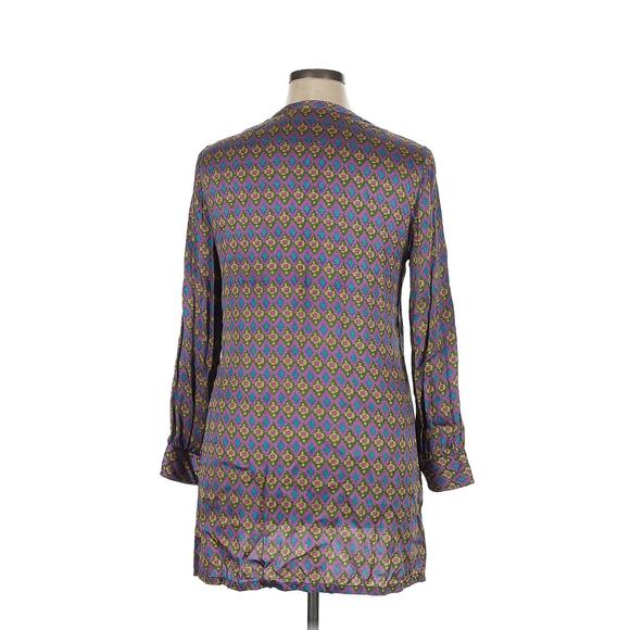 Lisa Corti 100% Silk Long Sleeve Tunic Sz. XL - Picture 2 of 6